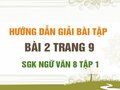 Bài 2 trang 9 SGK Ngữ văn 8 tập 1 (đọc hiểu)