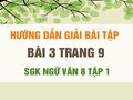 Bài 3 trang 9 SGK Ngữ văn 8 tập 1 