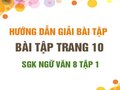 Bài tập trang 10 SGK Ngữ văn 8 tập 1