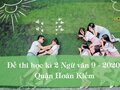 Đề thi học kì 2 môn Ngữ văn 9 năm 2020 Quận Hoàn Kiếm