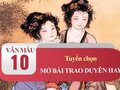 Mở bài Trao duyên hay theo các dạng đề