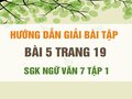 Bài 5 trang 19 SGK Ngữ văn 7 tập 1 