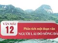 Phân tích một đoạn văn trong tùy bút Người lái đò Sông Đà