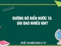 Đường bờ biển nước ta dài bao nhiêu km?
