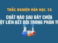 Chất nào sau đây chứa một liên kết đôi trong phân tử?