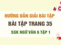 Bài tập trang 35 SGK Ngữ văn 6 tập 1