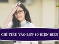 Chỉ tiêu tuyển sinh vào lớp 10 năm 2023 tại Điện Biên