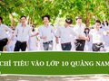 Chỉ tiêu tuyển sinh vào lớp 10 năm 2023 tại Quảng Nam