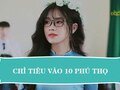 Chỉ tiêu tuyển sinh vào lớp 10 năm 2023 tại Phú Thọ