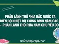 Phần lãnh thổ phía Bắc nước ta có biên độ nhiệt độ trung bình năm cao hơn phần lãnh thổ phía Nam chủ yếu do