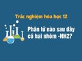 Phân tử nào sau đây có hai nhóm -NH2?