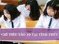 Chỉ tiêu tuyển sinh vào lớp 10 năm 2024 tại Vĩnh Phúc