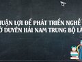 Thuận lợi để phát triển nghề cá ở Duyên hải Nam Trung Bộ là ?