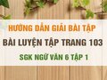 Bài luyện tập trang 103 SGK Ngữ văn 6 tập 1