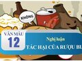 Nghị luận về tác hại của rượu bia