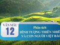 Phân tích hình tượng thiên nhiên và con người Việt Bắc