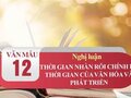 Nghị luận Thời gian nhàn rỗi chính là thời gian của văn hóa và phát triển