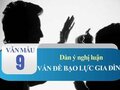 Dàn ý nghị luận về vấn đề bạo lực gia đình