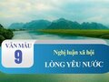 Nghị luận xã hội về lòng yêu nước