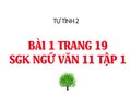 Bài 1 trang 19 SGK Ngữ văn 11 tập 1