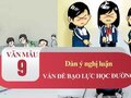 Dàn ý nghị luận về bạo lực học đường