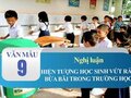 Nghị luận về hiện tượng học sinh vứt rác bừa bãi trong trường học
