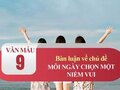 Bàn luận về chủ đề Mỗi ngày chọn một niềm vui