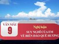 Nghị luận suy nghĩ của em về biển đảo quê hương