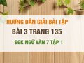 Bài 3 trang 135 SGK Ngữ văn 7 tập 1 