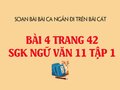 Bài 4 trang 42 SGK Ngữ văn 11 tập 1
