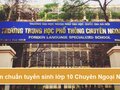 Điểm chuẩn tuyển sinh lớp 10 Chuyên Ngoại Ngữ năm 2020
