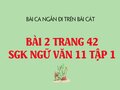 Bài 2 trang 42 SGK Ngữ văn 11 tập 1