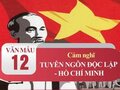 Cảm nghĩ về tác phẩm Tuyên ngôn độc lập - Hồ Chí Minh