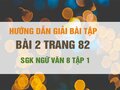 Bài 2 trang 82 SGK Ngữ văn 8 tập 1 