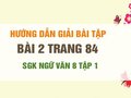 Bài 2 trang 84 SGK Ngữ văn 8 tập 1 