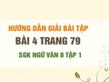 Bài 4 trang 79 SGK Ngữ văn 8 tập 1 