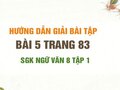 Bài 5 trang 83 SGK Ngữ văn 8 tập 1 