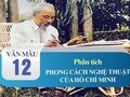 Phân tích phong cách nghệ thuật của Hồ Chí Minh