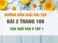 Bài 2 trang 100 SGK Ngữ văn 8 tập 1 
