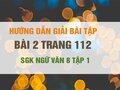 Bài 2 trang 112 SGK Ngữ văn 8 tập 1 