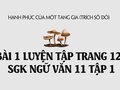 Bài 1 luyện tập trang 128 SGK Ngữ văn 11 tập 1