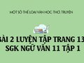Bài 2 luyện tập trang 136 SGK Ngữ văn 11 tập 1