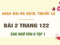 Bài 2 trang 122 SGK Ngữ văn 8 tập 1 
