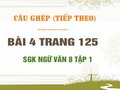Bài 4 trang 125 SGK Ngữ văn 8 tập 1 