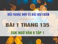 Bài 1 trang 135 SGK Ngữ văn 8 tập 1 
