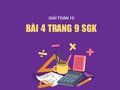 Giải bài 4 trang 9 SGK Toán 10