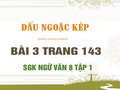 Bài 3 trang 143 SGK Ngữ văn 8 tập 1 