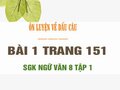 Bài 1 trang 151 SGK Ngữ văn 8 tập 1 
