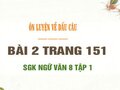 Bài 2 trang 151 SGK Ngữ văn 8 tập 1 