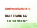 Bài 3 trang 147 SGK Ngữ văn 8 tập 1 